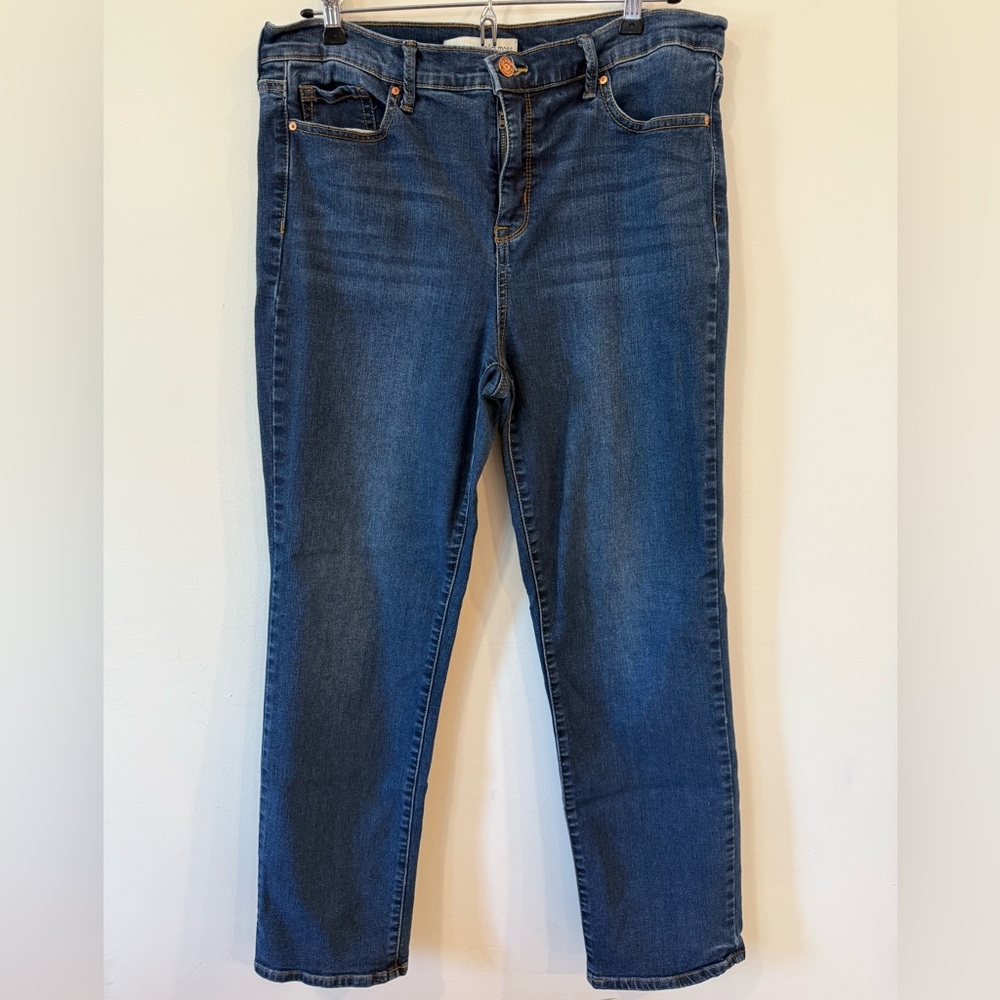 Ella Moss Cropped Skinny Jeans Medium Wash Size 12